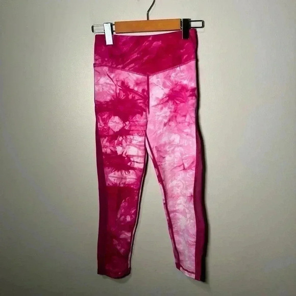 Zyia Fuchsia  Hendrix Mesh Light n Tight Hi-Rise capri 2 - Picture 6 of 10